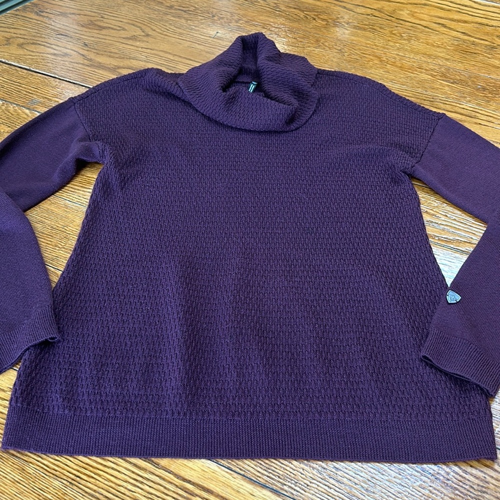 Kuhl Lilah style cowl neck sweater. Purple Size Small. Great condition.